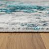 image:imageLUXE WEAVERS Modern Abstract High Low Texture Area RugAnthracite8X10Turquoise
