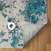 image:imageLUXE WEAVERS Modern Abstract High Low Texture Area RugAnthracite8X10Turquoise