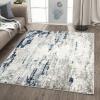 image:imageLUXE WEAVERS Modern Distressed Abstract Blue 2x3 Area RugBlue