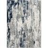 image:imageLUXE WEAVERS Modern Distressed Abstract Blue 2x3 Area RugBlue