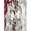 image:imageLUXE WEAVERS Modern Distressed Abstract Blue 2x3 Area RugRed