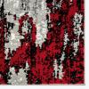 image:imageLUXE WEAVERS Modern Distressed Abstract Blue 2x3 Area RugRed