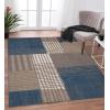 image:imageLUXE WEAVERS Modern Plaid Blue 8x10 Area RugBlue