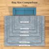 image:imageLUXE WEAVERS Solid Machine Woven Blue 6x9 Area Rug Indoor StainResistant CarpetBlue