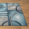 image:imageLUXE WEAVERSArt Deco Geometric Blue 6x9 Area RugBlue