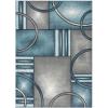 image:imageLUXE WEAVERSArt Deco Geometric Blue 6x9 Area RugBlue