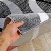 image:imagePersianRugs Luxe Weavers Victoria Collection 3895 Gray 2 ft x 3 ft Modern Abstract Geometric Stain Resistant Area Rug