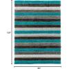 image:imageLUXE WEAVERS Lantanas Collection 7119 Grey 8x10 Modern Geometric Area RugTurquoise