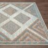 image:imageLUXE WEAVERS Patricia Collection 100 Multi 8x10 Modern Geometric Area RugMulti Color