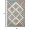image:imageLUXE WEAVERS Patricia Collection 100 Multi 8x10 Modern Geometric Area RugMulti Color