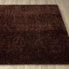 image:imageLUXE WEAVERS Plush Collection Charcoal 5 ft x 7 ft Fuzzy Solid Shag Polypropylene Area RugBrown