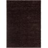 image:imageLUXE WEAVERS Plush Collection Charcoal 5 ft x 7 ft Fuzzy Solid Shag Polypropylene Area RugBrown