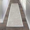 image:imageLUXE WEAVERS Geometric Chevron Mushroom 2x7 Runner RugMushroom