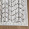 image:imageLUXE WEAVERS Geometric Chevron Mushroom 2x7 Runner RugMushroom