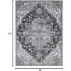 image:imageLUXE WEAVERS Hampstead Oriental Gray 8x10 Area Rug 5623Anthracite