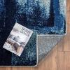 image:imageLUXE WEAVERS Lagos Collection 7558 Beige 2x7 Abstract Area RugNavy