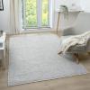 image:imageLUXE WEAVERS Machine Woven TwoTone Gray White 2x7 Runner Rug Indoor StainResistant Fringed CarpetGrey