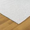 image:imageLUXE WEAVERS Machine Woven TwoTone Gray White 2x7 Runner Rug Indoor StainResistant Fringed CarpetGrey