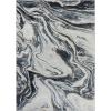image:imageLUXE WEAVERS Marble Abstract Pattern Blue 2x7 Area RugBlue
