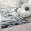 image:imageLUXE WEAVERS Marble Abstract Pattern Blue 2x7 Area RugBlue