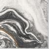 image:imageLUXE WEAVERS Marble Abstract Pattern Blue 2x7 Area RugGrey