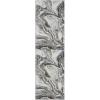 image:imageLUXE WEAVERS Marble Abstract Pattern Blue 2x7 Area RugGrey