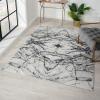 image:imageLUXE WEAVERS Marble Effect Abstract Blue 2x7 Area RugBlue
