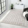 image:imageLUXE WEAVERS Modern Geometric Grid Mushroom 2x3 Area RugMushroom