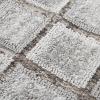 image:imageLUXE WEAVERS Modern Geometric Grid Mushroom 2x3 Area RugMushroom
