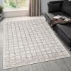 image:imageLUXE WEAVERS Modern Geometric Grid Mushroom 2x3 Area RugMushroom