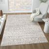image:imageLUXE WEAVERS Modern Geometric Shapes Mushroom 2x3 Area RugMushroom