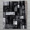 image:imageLUXE WEAVERS Modern Geometric Squares 10007 Turquoise 2x7 Area RugGrey