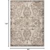 image:imageLUXE WEAVERS Oriental Floral Distressed Orange 6x9 Area RugBeige