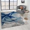 image:imageLUXE WEAVERS Victoria Collection Modern Area Rug 9163 Blue 5x7Blue