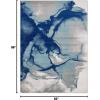 image:imageLUXE WEAVERS Victoria Collection Modern Area Rug 9163 Blue 5x7Blue