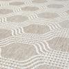 image:imageLUXE WEAVERS Moroccan Geometric Trellis Green 4x5 Area Rug Outdoor Low Pile CarpetTaupe