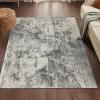 image:imageLUXE WEAVERS Dara Harlem Collection Gray 8 x 10 Abstract Modern Area RugIvory