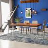 image:imageLUXE WEAVERS Euston Collection 7679 Blue 2x7 Abstract Area RugBlue