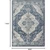image:imageLUXE WEAVERS Euston Collection 8061 Grey 6x9 Modern Oriental Area RugBlue