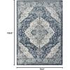 image:imageLUXE WEAVERS Euston Collection 8061 Grey 6x9 Modern Oriental Area RugBlue