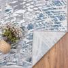 image:imageLUXE WEAVERS Florance Collection 86334 Blue 8x10 Abstract Area RugBlue