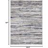 image:imageLUXE WEAVERS Hampstead Collection 477 Glass 8x10 Modern Lines Area RugGlass
