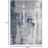 image:imageLUXE WEAVERS Hampstead Collection 943 Dark Blue 5x7 Abstract Area RugDark Blue