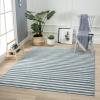image:imageLUXE WEAVERS Daphnes Collection 2800 Grey 5x7 Moroccan Lines Area RugBlue