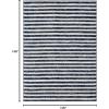 image:imageLUXE WEAVERS Daphnes Collection 2800 Grey 5x7 Moroccan Lines Area RugNavy