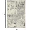 image:imageLUXE WEAVERS Kingsbury Aqua 4x5 Contemporary Modern Abstract Area RugGrey