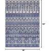 image:imageLUXE WEAVERS Manhattan Collection 6350 Blue 8x10 Modern Moroccan Area RugBlue