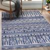 image:imageLUXE WEAVERS Manhattan Collection 6350 Blue 8x10 Modern Moroccan Area RugBlue