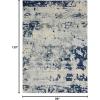 image:imageLUXE WEAVERS New Castle Blue 8x10 Modern Area RugBlue