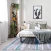 image:imageLUXE WEAVERS Victoria 9085 Modern Abstract Area Rug Turquoise 2x7 Area Rug